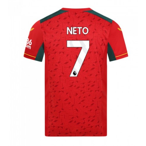 Dres Wolves Pedro Neto #7 Gostujuci 2023-24 Kratak Rukav